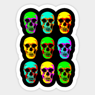 Voodoo Skulls Sticker